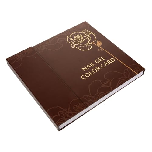 Beavorty Fächer Nagelkunst Farbdisplay Nageldisplay Organizer Karte Muster Buch Lackfarben Diagramm Nagel Farbshow Karten von Beavorty