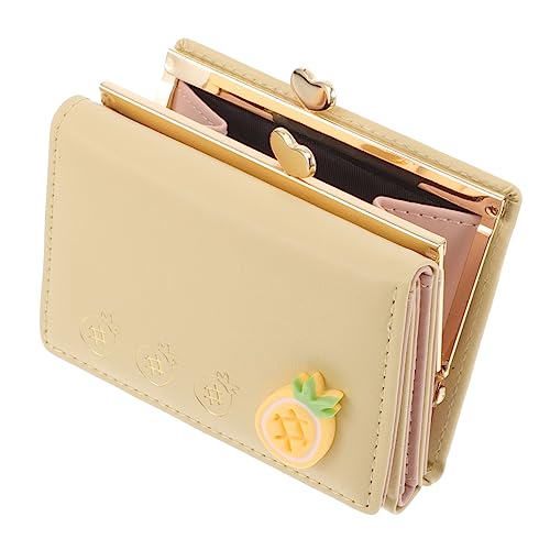 Beavorty Faltbare Geldbörse für Damen PU Münzfach Clutch mit Praktischem Design für Unterwegs für Reisen Sport Kompakte Karten Münzaufbewahrung von Beavorty