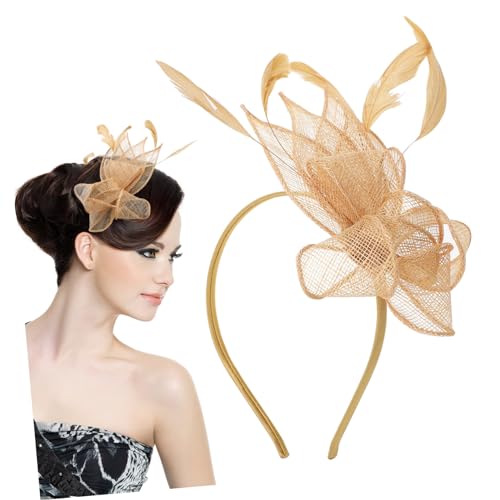 Beavorty Fascinator Haarband Mit Kleinen Für Tea Party Cocktail Events Hochzeiten Festliche Anlässe Eleganter Haarschmuck Für Frauen Kombinieren von Beavorty