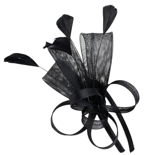 Beavorty Fascinator Hüte für Damen Elegantes Stirnband Polyester Teeparty Kopfbedeckung Stilvolles Accessoire für Formelle Anlässe Einzigartiges Haar Accessoire von Beavorty