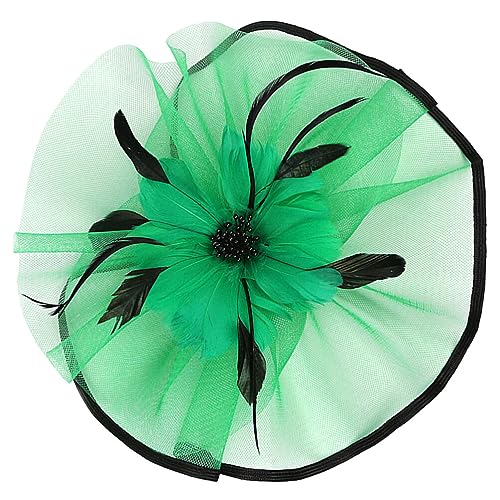 Beavorty Kopfschmuck Für Die Teeparty Anlasshüte Fascinatoren Für Damen Fascinator Mit Schleier 50er-jahre-fascinator-hut Kopfschmuck Für Die Braut Hochzeit Stirnband Bankett Feder von Beavorty