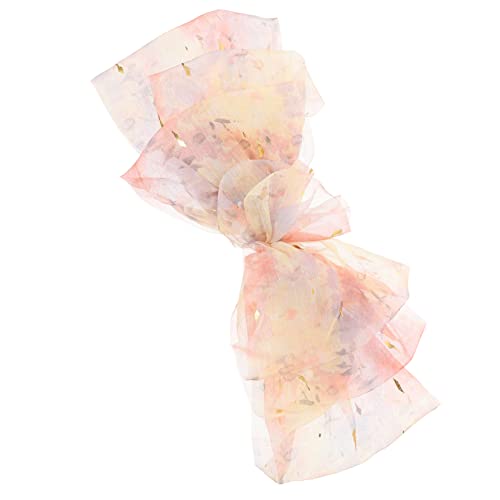 Beavorty Haarschleifen Für Damen Modische Schleife Haarspange Große Schleife Haarspange Elegantes Haar-accessoire Flach Orange Für Besondere Anlässe von Beavorty