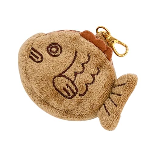 Beavorty Fischform Geldbörse Kleine Mit Münzfach Wechseltasche Plüsch Münzaufbewahrungstasche Geldbeutel Für Geldbörse in Fischform von Beavorty