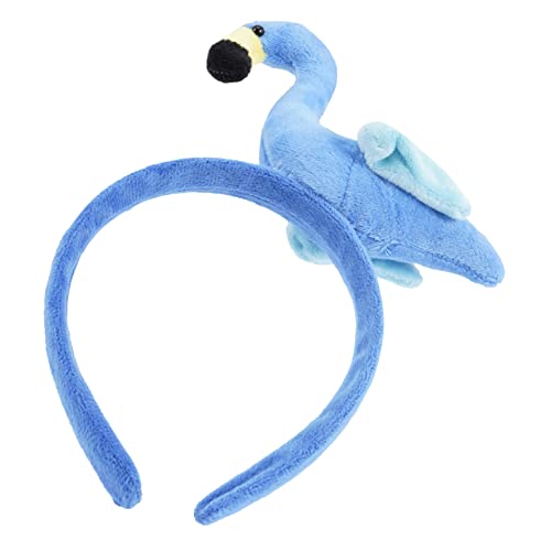 Beavorty Flamingo-stirnband Flamingo-haarteil Süßes Flamingo Stirnband Vogel Stirnband Gesichts-stirnband Flamingo-haarband Flamingo-kostümzubehör Plastik Mädchen Hautpflege Haarprodukte von Beavorty