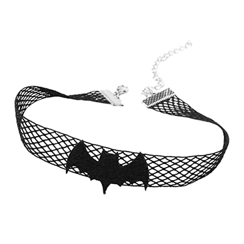 Beavorty Fledermaus Halskette Halloween Dekoration Einzigartiges Design für Partys und Festivals Schwarze Kette mit Besonderem Anhänger Langlebig für Besondere Anlässe von Beavorty