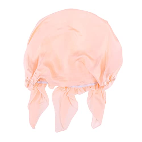 Beavorty Seide Nacht Hut Frauen Schlaf Kappe Nacht Schlafen Motorhaube Haar Schlaf Kappe Seide Schlaf Maske von Beavorty