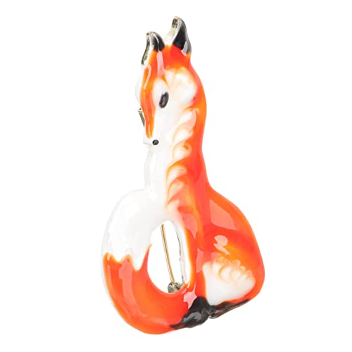 Beavorty Fuchs Brosche für Damen Dekorative Tierbrosche Hochwertigem Legierungsmaterial für Hochzeit Modisches Accessoire für Kleidung Schals von Beavorty