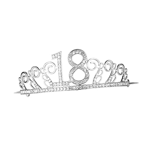 Beavorty Geburtstags-haar-accessoires Gürtel Für Frauen Geburtstag Prinzessin 18. Geburtstag Strass Geburtstag Haare Nummer 18. Prinzessin Frauen 50 Mädchen Diamant Schmücken von Beavorty