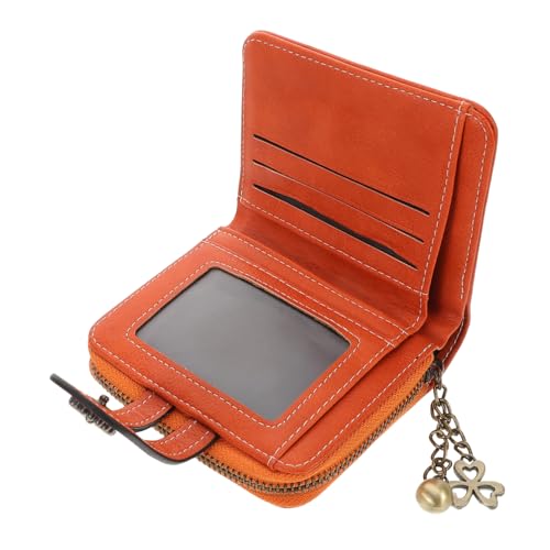 Beavorty Geldbörse Aus Pu Leder Kleines Damen Portemonnaie Mit Reißverschluss Und Kartenhalter Und Kettenanhänger – Ästhetisches Münzgeldbörse Für Freundin Und Mutter Für Den von Beavorty