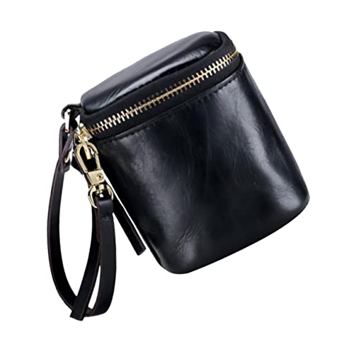 Beavorty Geldbörse Schminktaschen Für Die Handtasche Die Einkaufstasche Für Frauen Tragetaschen Für Damen Handtaschen Für Damen Damen-Tasche Fräulein Lippenstift Tasche Mini Echtes Leder von Beavorty