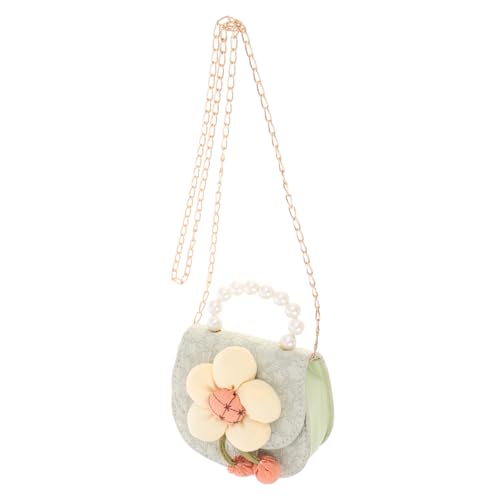 Beavorty Cartoon Kindertasche Mit Blumenmotiv Kleine Umhängetasche Für Mädchen Leichte Und Tragbare Geldbörse Mit Modischen Perlen-Details von Beavorty