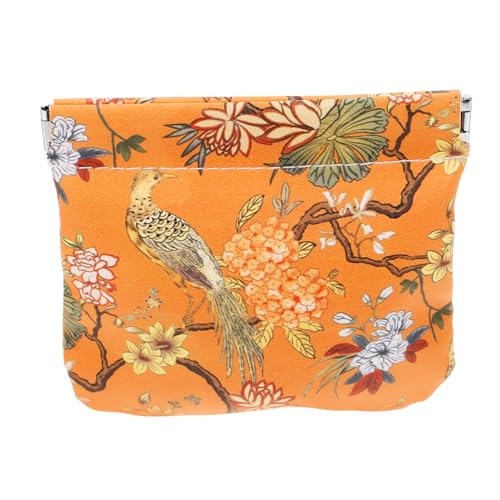 Beavorty Geldbörse für Frauen schlank mit Kasse Mini tragbar Beutel Kosmetiktaschen für Damen modisches Portemonnaie Make-up-Aufbewahrungsbehälter Make-up-Taschen Damen Clutch Metall Bunt von Beavorty