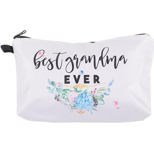 Beavorty Geschenk Der Großmutter Schminkkoffer Tote-Einsatz-Organizer Praktische Schminktasche Tragbar Behälter Weit Offener Beutel Make-up-Tasche Polyester Fräulein Drucken Make-up-Box von Beavorty