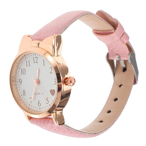 Beavorty Leuchtende Kinderquarzuhr Mit Katzenohren Robuste Analog-armbanduhr Für Mädchen Flexible Und Bequeme Uhr Für Kleinkinder Exakte Zeitmessung Stilvoll Als Geburtstagsgeschenk von Beavorty