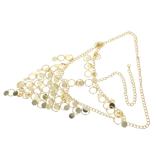 Beavorty Goldene Gesichtskette mit Münzen und Fransen Leichte Bauchtanz Halskette Vielseitiges Party Gesichtsschleier Accessoire für Karneval Cosplay und Tanzaufführungen Beavorty Goldene Gesichtskette mit Münzen und Fransen Leichte Bauchtanz Halskette Vielseitiges Party Gesichtsschleier Accessoire für Karneval Cosplay und Tanzaufführungen von Beavorty