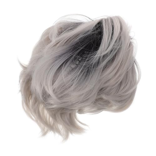 Beavorty Perücke Aus Kunsthaar Partyperücken Für Cosplay Glänzende Perücken Mit Strähnchen Für Kostüme Und Maskenbälle Bezaubernde Kopfbedeckungen Für Erwachsene von Beavorty