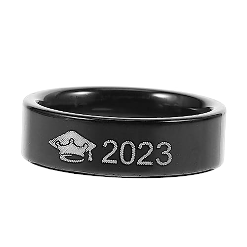 Beavorty Graduierungsring mit Doktorhutmotiv Dekorativer Unisex Fingerring Modisches zur Abschlussfeier Filigraner Schmuck für Absolventen Persönliches Accessoire für Damen und Herren von Beavorty