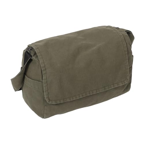 Beavorty Canvas-umhängetasche Für Damen Große Hobo-tasche Büchertasche Aus Segeltuch Mit Crossbody- Schultertasche Für Schule Und Reisen Leichte Aktentasche Praktische von Beavorty