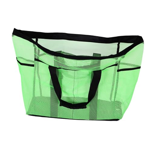 Beavorty Große Netz strandtasche mit Reißverschlusstaschen Schnelltrocknend Vielseitig für Sommer toilettenartikel Pool Reisen Camping Fitnessstudio und Alltag Modische Schultertasche in von Beavorty