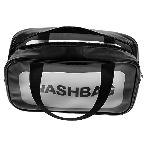 Beavorty Reise-Organizer-Tasche Mattierte Make-up-Tasche Aufbewahrungs-kulturtasche Für Damen Und Herren PVC-Tasche Für Körperpflegezubehör Für Geschäftsreisen von Beavorty