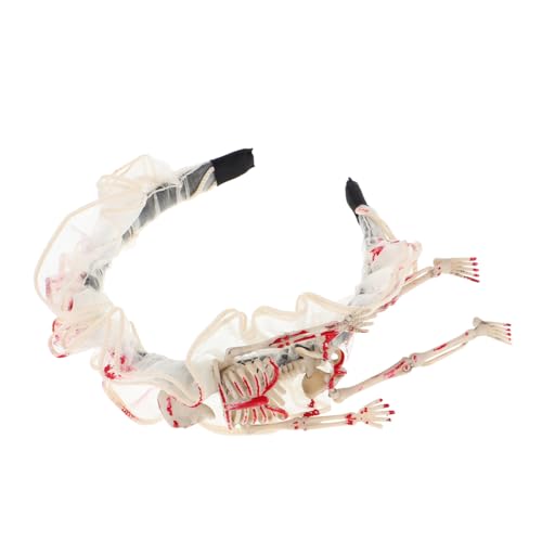 Beavorty Stirnband Aus Spitze Im Gotischen Skelett-stil Im Lolita-stil Bequemes und Atmungsaktives Haarband für Frauen für Veranstaltungen und Cosplay Beavorty Stirnband Aus Spitze Im Gotischen Skelett-stil Im Lolita-stil Bequemes und Atmungsaktives Haarband für Frauen für Veranstaltungen und Cosplay von Beavorty