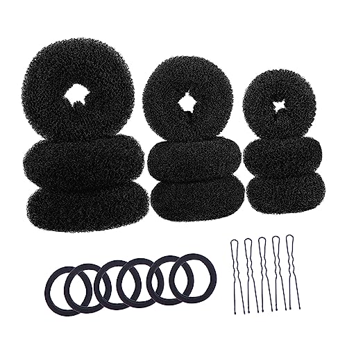Beavorty Haargummis Und -klammern-set Insgesamt 45-teilig U-förmige Klammern Haar-donut-dutt-maker-set Für Frauen Männer Jungen Und Mädchen von Beavorty