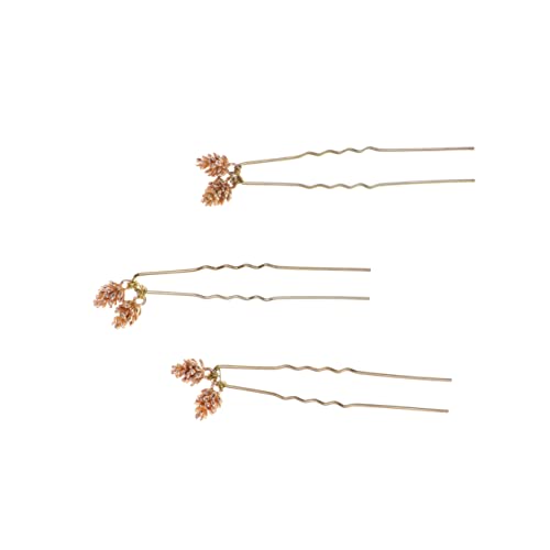 Beavorty Haarkamm für Die Braut Zur Hochzeit Brautschmuck Schlichtes Design Haarnadel Legierung Schmuckzubehör für Die Hochzeitsfeier von Beavorty