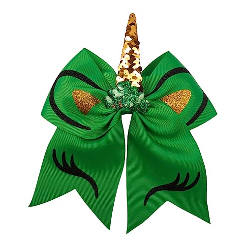 Beavorty Haarnadeln Zum Irischen Tag Patricks Day Dekorationen Bowknot-clips Irische Haarspangen Grüne Fliege Patricks Day Bowknot Mädchen Haarschleifen Haarschmuck Kind Junge Stoff Zubehör von Beavorty