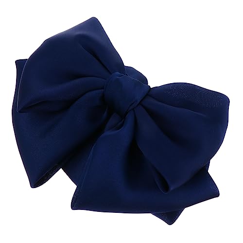 Beavorty Bowknot-tasche Kopfschmuck Mit Schleife Haarspange Für Frauen Große Schleifenspangen Barrettes Mit Haarnetz Haarklammer Gedämpfte Gefüllte Brötchen Stoff Großer Bogen Fräulein von Beavorty