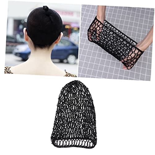 Beavorty Haarnetzbänder Aus Rayon Für Damen Atmungsaktives Haarnetz Zum Schlafen Bequemer Snood Mit Elastikbund Einfarbig Schwarz Einheitsgrößig Für Haar-abdeckung von Beavorty