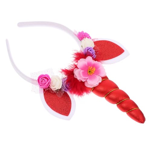 Beavorty Einhorn Haarband Für Junge Mädchen Kuscheliges Kostümzubehör Für Fasching Und Partys Bequeme Anwendung Perfektes Accessoire Für Halloween Und Fotos Mit Freunden von Beavorty