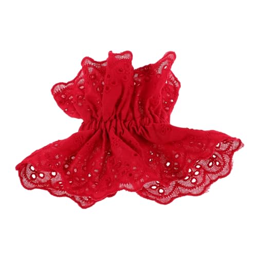 Beavorty Rote Scrunchies Aus Doppel-lagen Spitze Elastische Haargummis Für Haaraccessoire Für Und Mädchen Für Alltag Und Besondere Anlässe von Beavorty