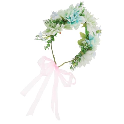 Beavorty Haarschmuck Sommer-strand-stirnbänder Blumenhaarkranz Kopfschmuck Für Frauen Blumen-haarband Blumenstirnband Braut-stirnbänder Urlaubsstirnband Schmücken Fräulein Stoff Hochzeit von Beavorty