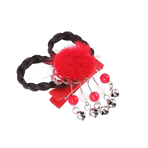 Beavorty Haarschmuck Haarspangen Mit Blumen Haarklammer Leichte Haarspange Hochzeitshaarspangen Für Bräute Mini-haarspange Mini-pompons Glockenhaarnadeln Kugelförmig Haarballen Knopf Kind von Beavorty