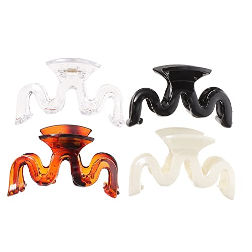Beavorty 4 Stück Bananenclips Für Dickes Haar Damenclip Große Haarspangen Dekorative Haar-accessoires Für Frauen Mit Dünnem Haar von Beavorty