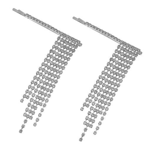 Beavorty 1 Paar Quasten Haarnadeln aus Legierung für Damen Stilvolle Haarspangen mit Fransen Eleganter Haarschmuck für Jede Gelegenheit von Beavorty
