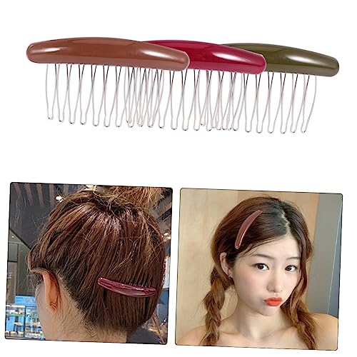 Beavorty 3stücke Seitenkamm Aus Damen-seitenkamm Interleaved-kamm Für Nasses Haar Mühelos Entwirren Schickes Design Alltag Und Party Verarbeitung von Beavorty