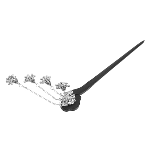 Beavorty Haarstäbe Im Chinesischen Dutt Stil Haarstäbchen Aus Metall Im Vintage Stil Mit Baumelndem Glöckchen Und Quaste Als Anhänger Zubehör Haarnadel Für Frauen Und Mädchen von Beavorty