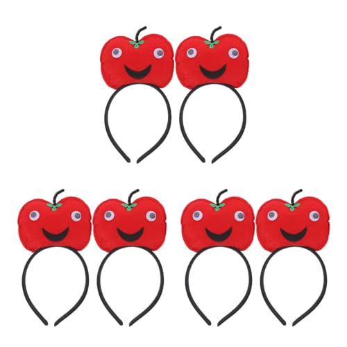 Beavorty Halloween-apfel-stirnband: 8-teiliges Lustiges Frucht-apfel-stirnband für Cosplay-mottopartys, Haar-accessoire von Beavorty