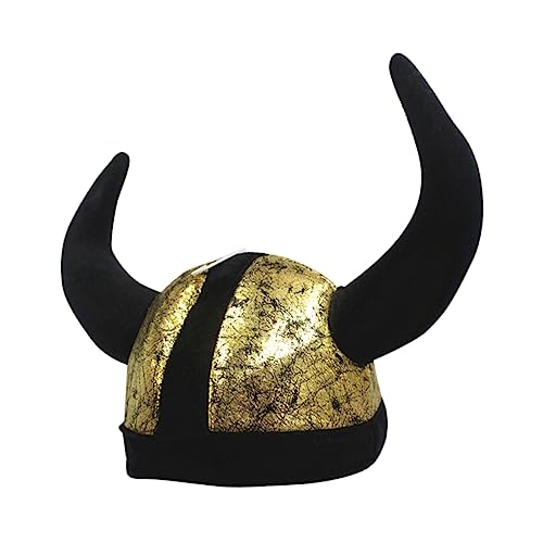 Beavorty Halloween-kopfschmuck Fell Party-ochsenhorn-hut-dekoration Klassischer Hut Im Halloween-stil Halloween -hut Erwachsene Kind Hutschmuck Aus Ochsenhorn Kopfbedeckung Breit Polyester von Beavorty