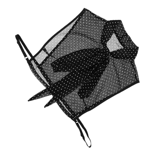 Beavorty Schwarzer Abnehmbarer Blusen-dickey-kragen Eleganter Spitzenkragen Schwarzes Halbhemd Bluseneinsatz Abnehmbarer Spitzenkragen Für Damen Und Mädchen von Beavorty