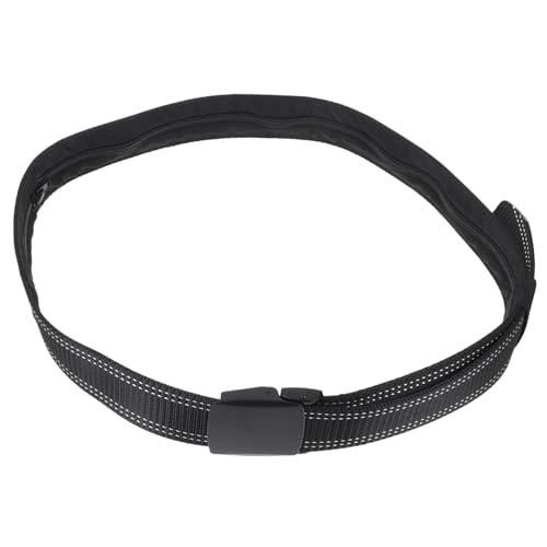 Beavorty Herren Geldgürtel mit Geheimem Verstellbarer Taillengürtel Legierungsschnalle für Reisen Freizeit Praktisch von Beavorty