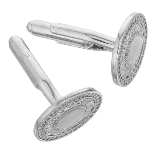 Beavorty Herren Manschettenknöpfe Rundes Design Veredelte Kupfer Manschettenknöpfe für Business Hochzeit Formelle Anlässe Komfortabel Ergonomisch von Beavorty