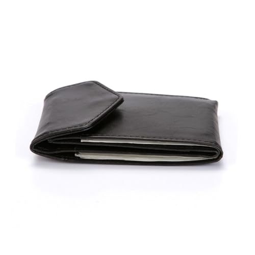 Beavorty Herren Wallet Hochwertigem Ultradünnes Design mit Praktischen Fächern für Münzen und Karten für Business Studium und Alltag Elegantem Schwarz von Beavorty