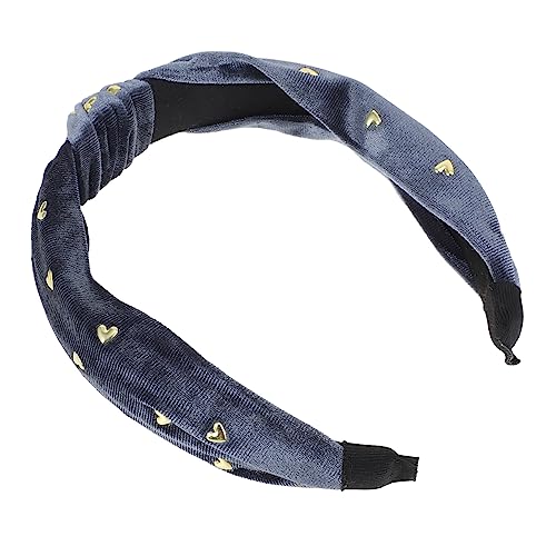 Herz Geknotetes Stirnband -Stirnbänder Perlen-Stirnband Schwarze Tiara Geknotetes Stirnband Für Frauen Blumen-Stirnband -Stirnbänder Mit von Beavorty