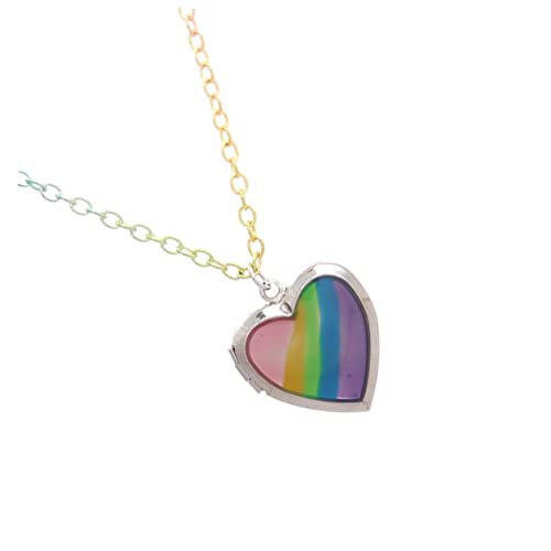 Beavorty Herzanhänger Halskette für Bunte Regenbogenkette Minimalistischer Schmuck für Mädchen Geschenkidee für Partys und Geburtstage Langlebig und Sicher im Gebrauch Beavorty Herzanhänger Halskette für Bunte Regenbogenkette Minimalistischer Schmuck für Mädchen Geschenkidee für Partys und Geburtstage Langlebig und Sicher im Gebrauch von Beavorty