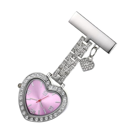 Beavorty Krankenschwesteruhr in Herzform Taschenuhr Für Damen Elegant Und Tragbar Für Krankenschwestern Und Pflegepersonal Mit Hochwertiger Verarbeitung Und Einzigartigem Design von Beavorty