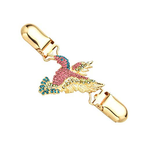 Beavorty Hochwertiger Strickjacken Clip mit Glänzenden Rhinestones Vintage Cardigan Verschluss für Schals und Pullover Praktischer Accessoire von Beavorty