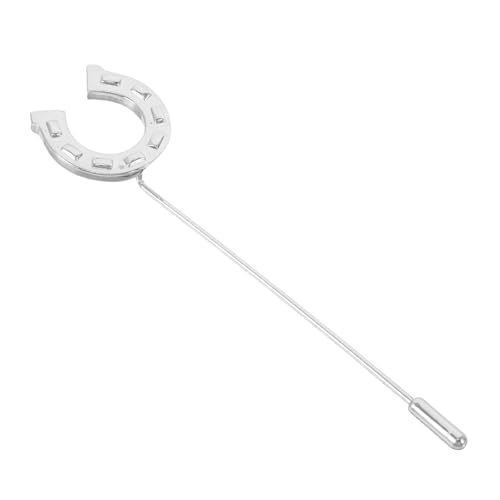 Beavorty Hufeisennadel: Vintage Hufeisenbrosche für Männer und Frauen - Retro-Reversnadel für Anzüge, Pullover und Strickjacken - Eleganter Modeschmuck von Beavorty