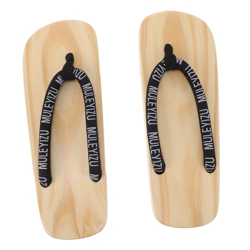 Beavorty Japanische Herren Kimono Sandalen Geta Holz Clogs Flache Sohle Robust Stilvoll Atmungsaktiv Beavorty Japanische Herren Kimono Sandalen Geta Holz Clogs Flache Sohle Robust Stilvoll Atmungsaktiv von Beavorty